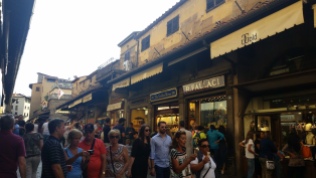 Ponte Vecchio. I had no idea it was lined with crappy jewelry stores.