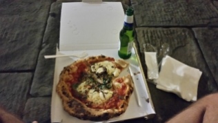 Gusta Pizza and beer. Bomb.
